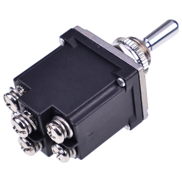 SWITCH, TOGGLE, DPDT, 3POS MAIN
