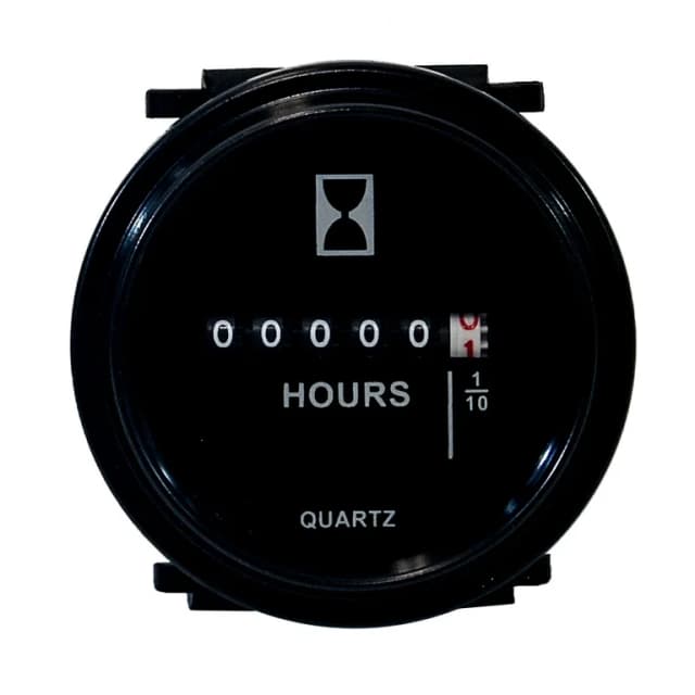 HOUR METER, 10-80 VOLTS