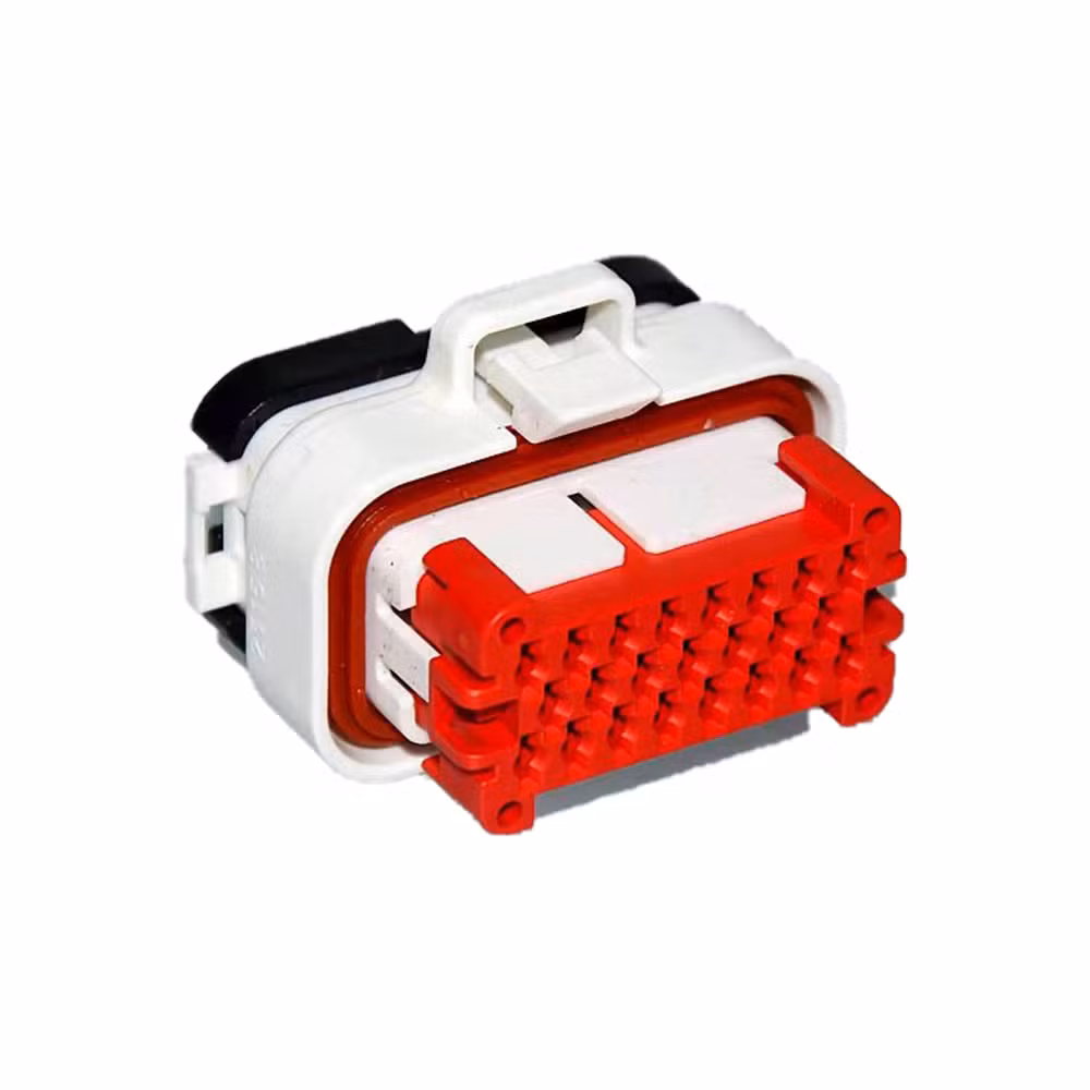 CONNECTOR, PLUG, 23 WAY, 16-20 GA WHT