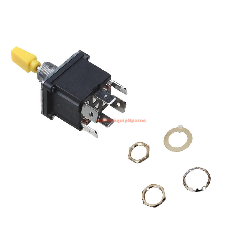 TOGGLE SWITCH, 6 PIN, ON-OFF-ON